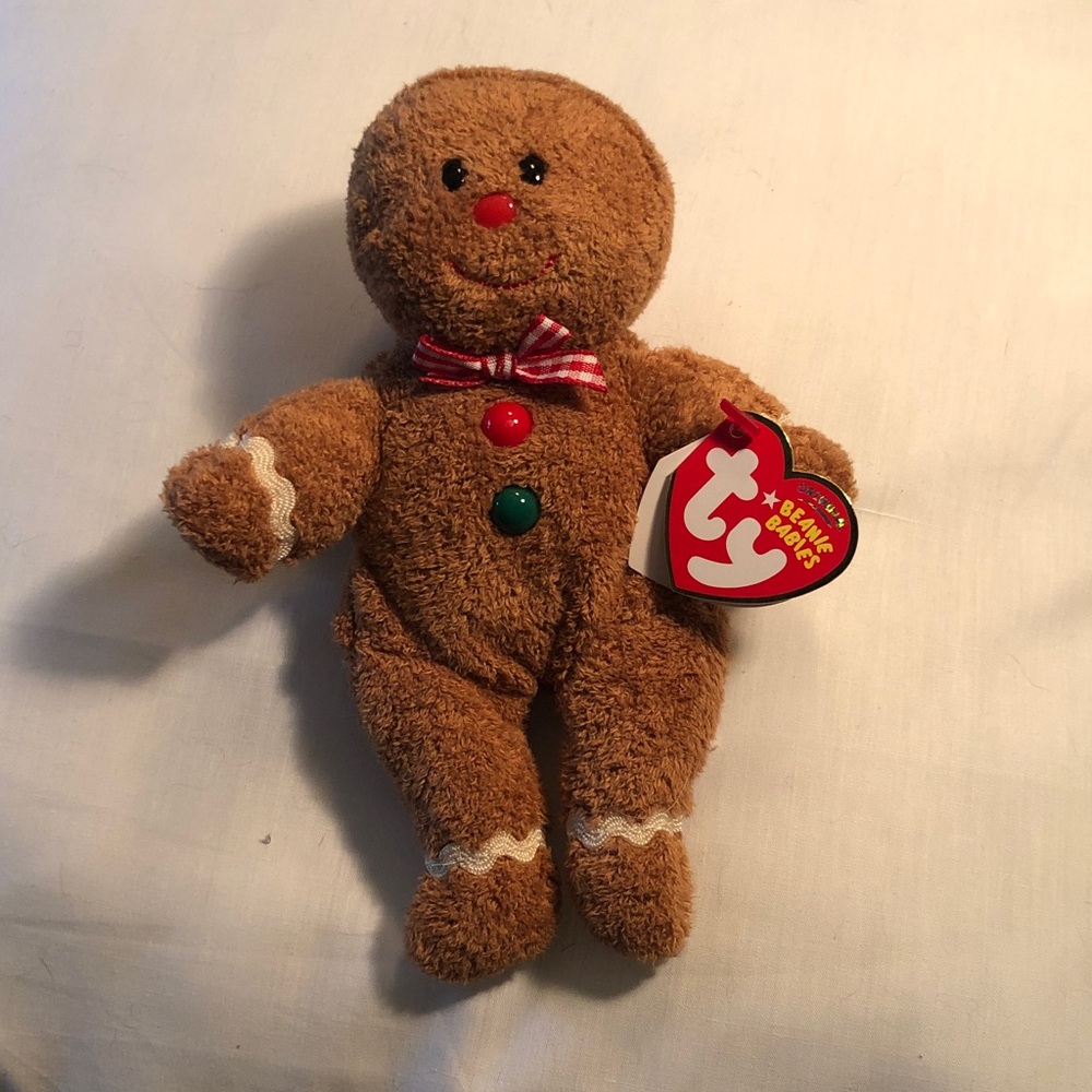 Ty Beanie Babies Hansel the Gingerbread Man